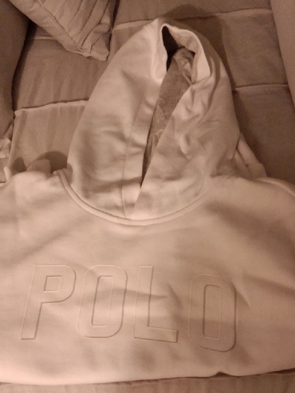 Polo by Ralph Lauren White Hoodie